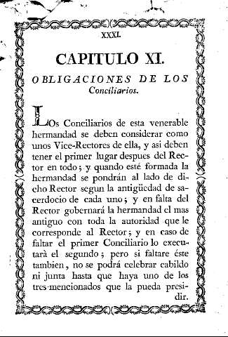 Capitulo XI. Obligaciones de los Conciliarios.