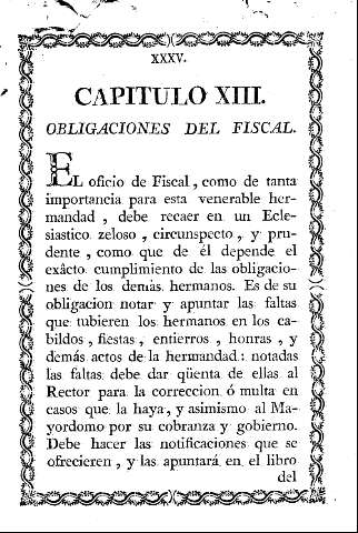 Capitulo XIII. Obligaciones del fiscal.