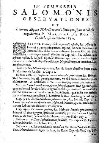 In proverbia Salomonis observationes ...