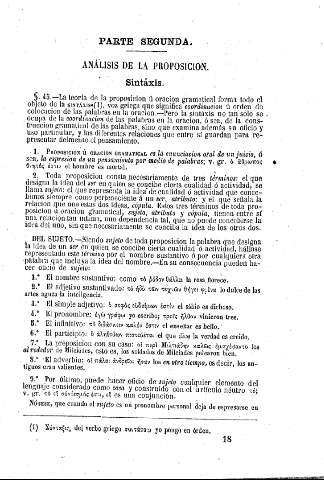Parte Segunda - Análisis de la Proposición