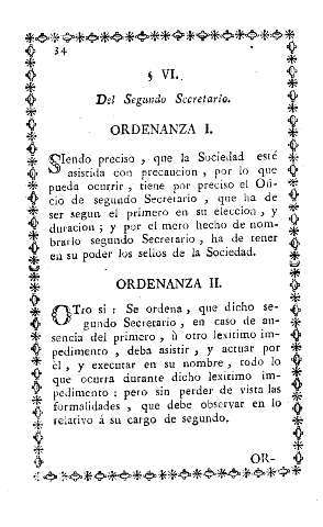 Ss VI. Del Segundo Secretario.