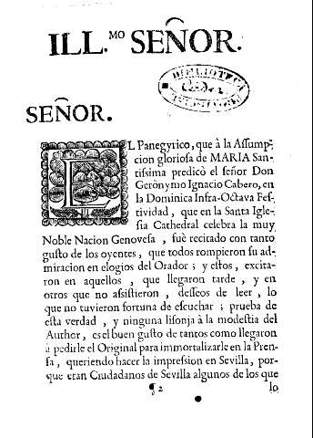 Ill.mo Señor