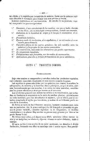 Grupo 1º. Productos gomosos