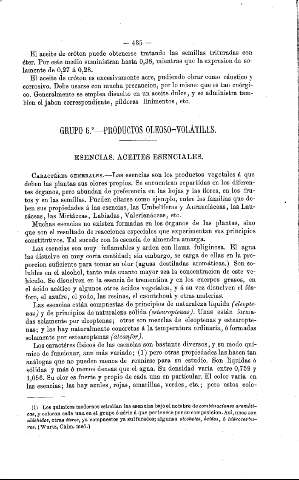 Grupo 6º. Productos oleoso-volátiles. Esencias  