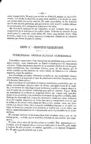 Grupo 9º. Productos oleoresinosos.Trementinas. Resinas fluidas. Oleoresinas