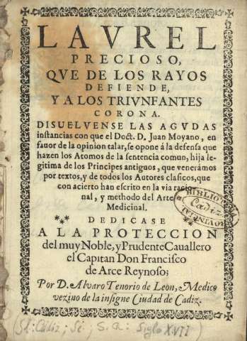 Lavrel precioso, qve de los rayos ...