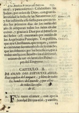 Capitulo II. De como los espiritus angelicos cuydan del amparo, y bien de todos los hombres del mundo, y por ellos de todas las cosas de èl.
