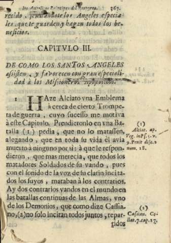 Capitvlo III. De como los santos angeles assisten, y favorecen con gran especialidad à los Misioneros Apostolicos.