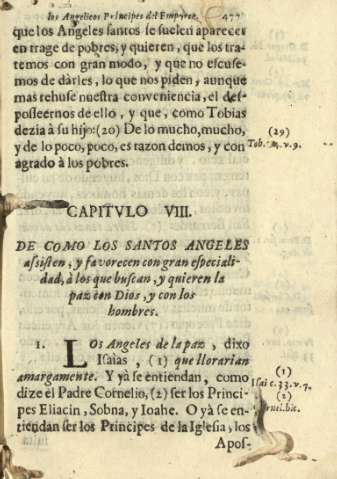 Capitvlo VIII. De como los santos angeles assisten, y favorecen con gran especialidad, à los que buscan, y quieren la paz con Dios, y con los hombres.