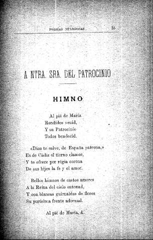 A ntra. Sra. del Patrocinio