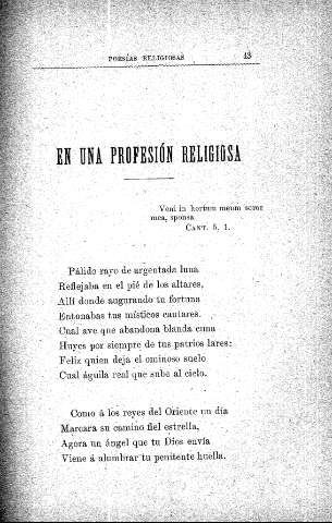 En una profesión religiosa