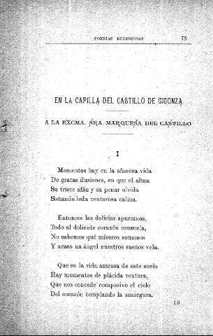 En la capilla del Castillo de Gigonza