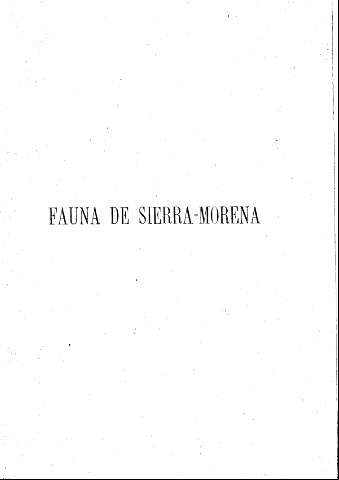 Fauna de Sierra-Morena 