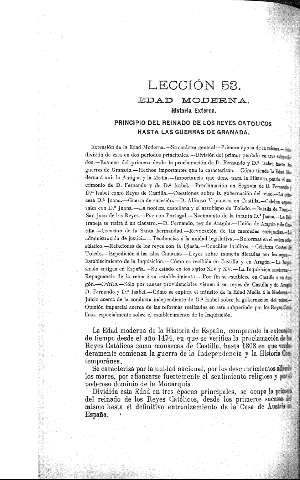 Edad Moderna. Historia externa.