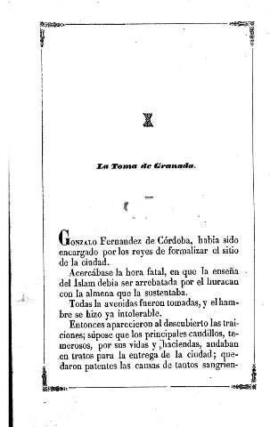 X. La Toma de Granada