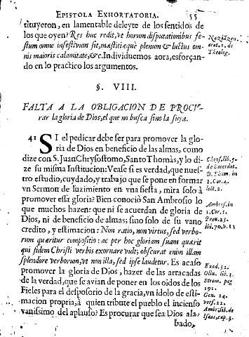 Ss. VIII. Falta a la obligacion de procvrar la gloria de Dios,el que no busca sino la suya.