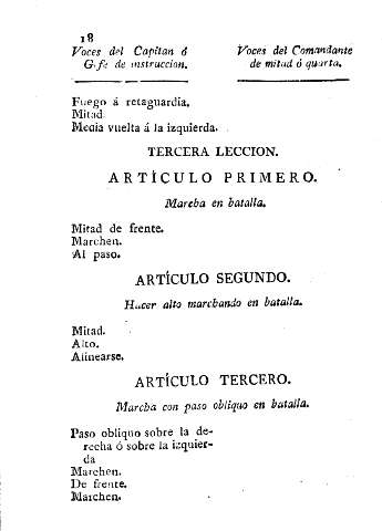 Tercera leccion.