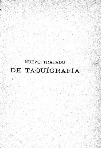 Nuevo tratado de taquigrafía 
