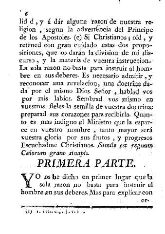 Primera parte.