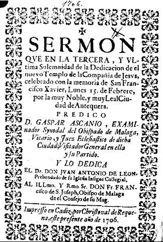 Sermon qve en la tercera, y vltima Solemnidad de a Dedicacion de el nuevo Templo de la Compañia de Jesvs ...