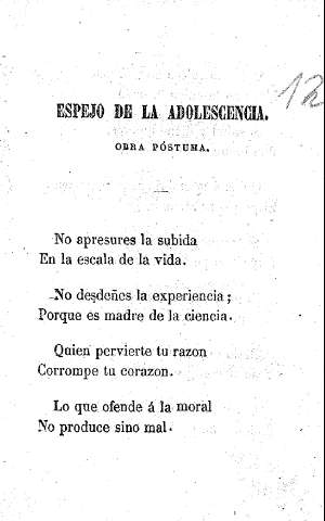 Espejo de la adolescencia