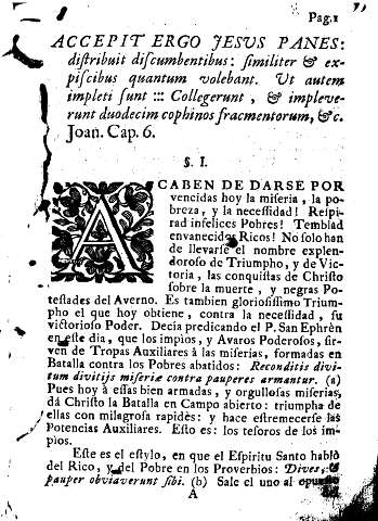 Accepit ergo jesus panes : distribuit discumbentibus : similiter et expiscibus ... Ss. I.