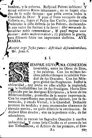 Accepit ergo Jesus panes : distribuit discumbentibus, etc. Joan.6. Ss. I.