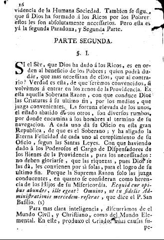 Parte segunda. Ss. I.