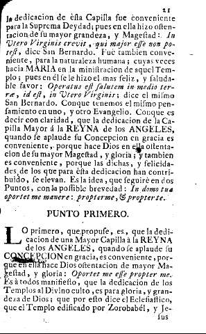 Punto primero