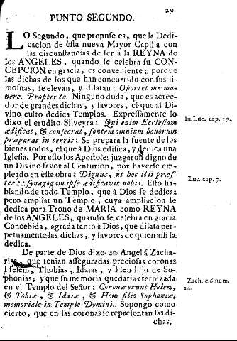 Punto segundo