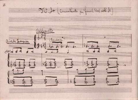 Nº 4 (Concertante y final del acto 1º)