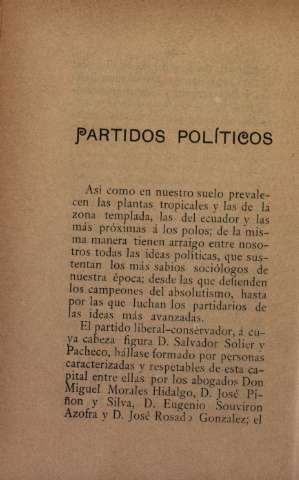 Partidos políticos