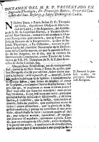 Dictamen del M. R. P. presentado en Sagrada Theologia, Fr. Francisco Rubin ...