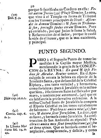 Punto segundo