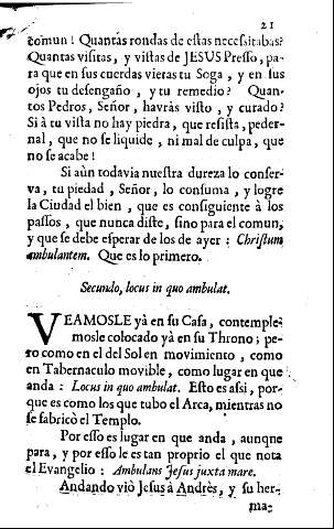 Secundo, locus in quo ambulat