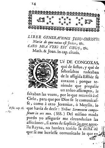 Liber generationis Jesu-Christi ... Caro Mea verè est cibus, etc. Math. & Joan. in cap. citatis.