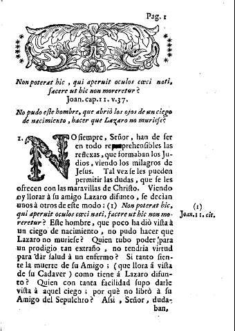 Non poterat hic, qui aperuit oculos ... Joan.cap.ii.v.37.