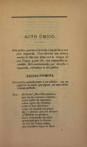 Acto único
