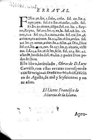Erratas