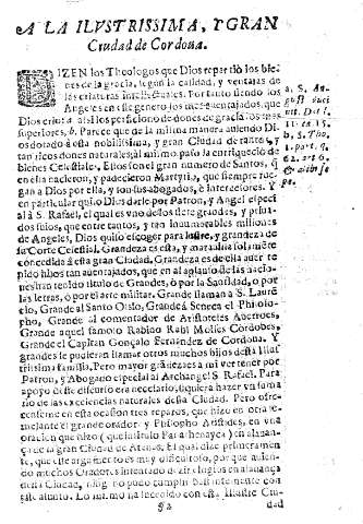 A la ilustrissima, Gran Ciudad de Cordova