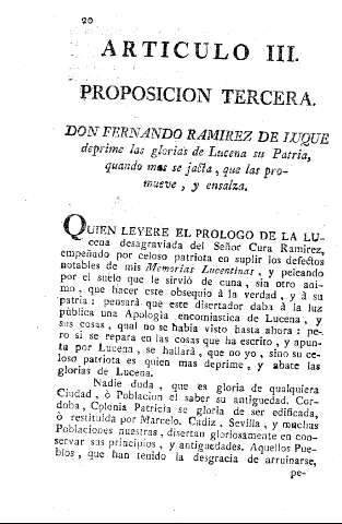 Articulo III