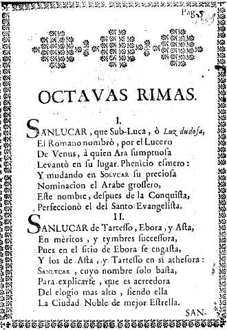 Octavas rimas