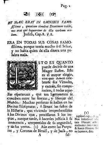 Et haec erat in omnibus famosissima ... Judith, Cap.8.v.8. 