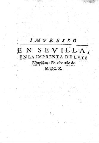 Impresso en Sevilla