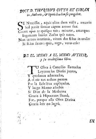 Doct. D. Thvribvs Cotte et Cobian