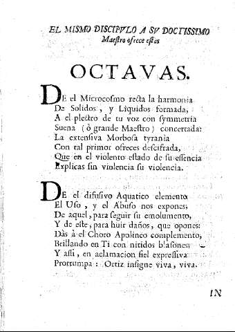 El mismo discipvlo... Octavas