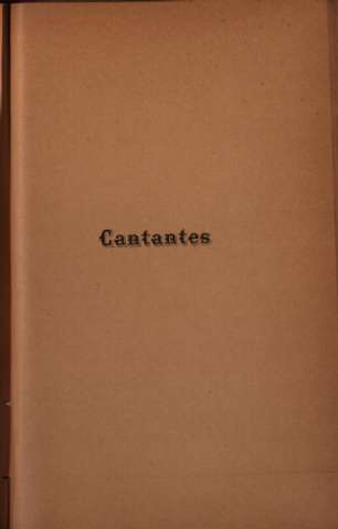 Cantantes