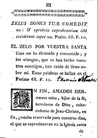 Zelus domus tuae comedit me ... Psalm. 68.v.10.