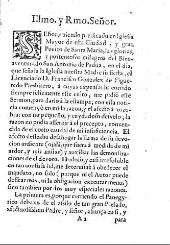 Illmo. y Rmo. Señor.