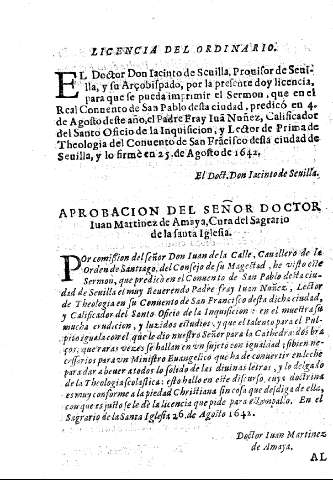 Licencia del ordinario